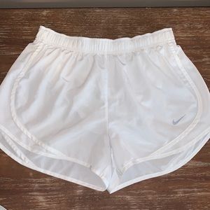 Womens White Nike shorts
